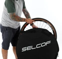 Selcof Padded Double Wheel And Tyre Bag -AOI Bike Shop BASEPDWTB P5