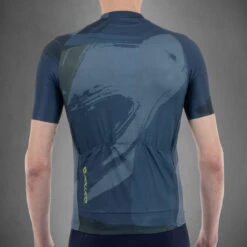 Carnac Men's Brosse Short Sleeve Jersey / Blue -AOI Bike Shop CLCABSSJB P4