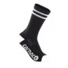 Carnac Stripe Perform Cycling Socks / Black & White