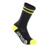 Carnac Stripe Perform Cycling Socks / Black & Zesty Lime 2 Carnac Stripe Perform Cycling Socks / Black & Zesty Lime -AOI Bike Shop CLCASTRPCSBZL P1
