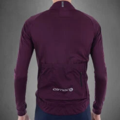 Carnac Men's Long Sleeve Windproof Cycling Jersey -AOI Bike Shop CLCAWLSJM BUR P4