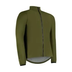 Carnac Men's Olive Waterproof Cycling Rain Jacket -AOI Bike Shop CLCAWRJMOL P3