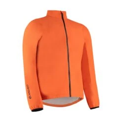 Carnac Men's Orange Waterproof Cycling Rain Jacket -AOI Bike Shop CLCAWRJMOR P3