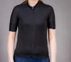 Carnac Women's Short Sleeve Jersey / Black 11 Carnac Women's Short Sleeve Jersey / Black -AOI Bike Shop CLCAWSSJBLK P7