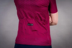 Carnac Women's Short Sleeve Jersey / Burgundy -AOI Bike Shop CLCAWSSJBUR P11