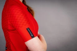 Carnac Women's Short Sleeve Jersey / Red -AOI Bike Shop CLCAWSSJRED P9