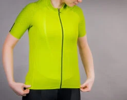 Carnac Women's Short Sleeve Jersey / Zesty Lime -AOI Bike Shop CLCAWSSJZL P10