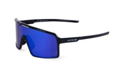 Carnac Juno Sunglasses / Jet Black Frame & Blue Revo Lens -AOI Bike Shop CLJUNBLKBLU P3