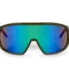 Carnac Para Sunglasses / Olive Drab Frame & Green Revo Lens
