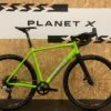 Planet X London Road Gravel Edition SRAM Rival 1 Bike - Large - Zesty Lime -AOI Bike Shop DBCL00001 P1