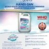 Handi-San WHO Approved Hand Sanitiser 1 Handi-San WHO Approved Hand Sanitiser -AOI Bike Shop HNLSHANSAN P2 01