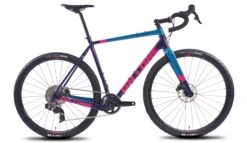 On-One Free Ranger SRAM Rival AXS XPLR Gravel Bike -AOI Bike Shop OnOne FreeRanger RivalAXS BluePink P1