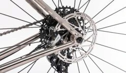 Planet X Tempest SRAM Force 1 Titanium Gravel Bike -AOI Bike Shop PlanetX Tempest Force1 Silver P3