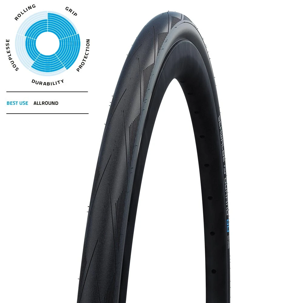 Schwalbe Durano DD Performance Raceguard Black Wired Tyre / 28mm 3 Schwalbe Durano DD Performance Raceguard Black Wired Tyre / 28mm